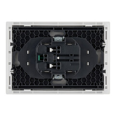 Розетка IEK Forte&Piano FP223 встраиваемая белая со шторками (FP-R24-16-1-K01) - фото 5