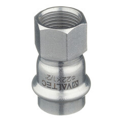 Соединитель VALTEC (VTi.902.I.002204) 22 мм х 1/2 ВР(г) нержавеющая сталь - фото 3