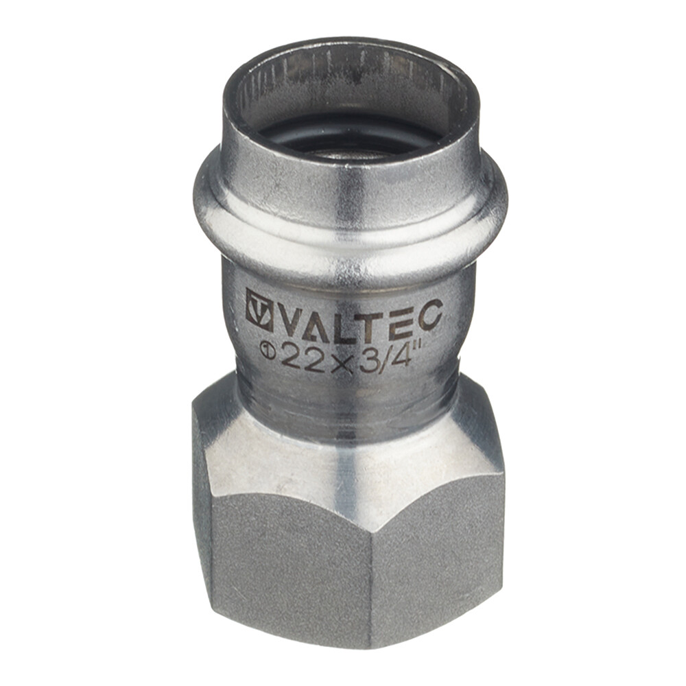 Изображение товара Соединитель VALTEC (VTi.902.I.002205) 22 мм х 3/4 ВР(г) нержавеющая сталь