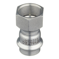 Соединитель VALTEC (VTi.902.I.002205) 22 мм х 3/4 ВР(г) нержавеющая сталь - фото 3