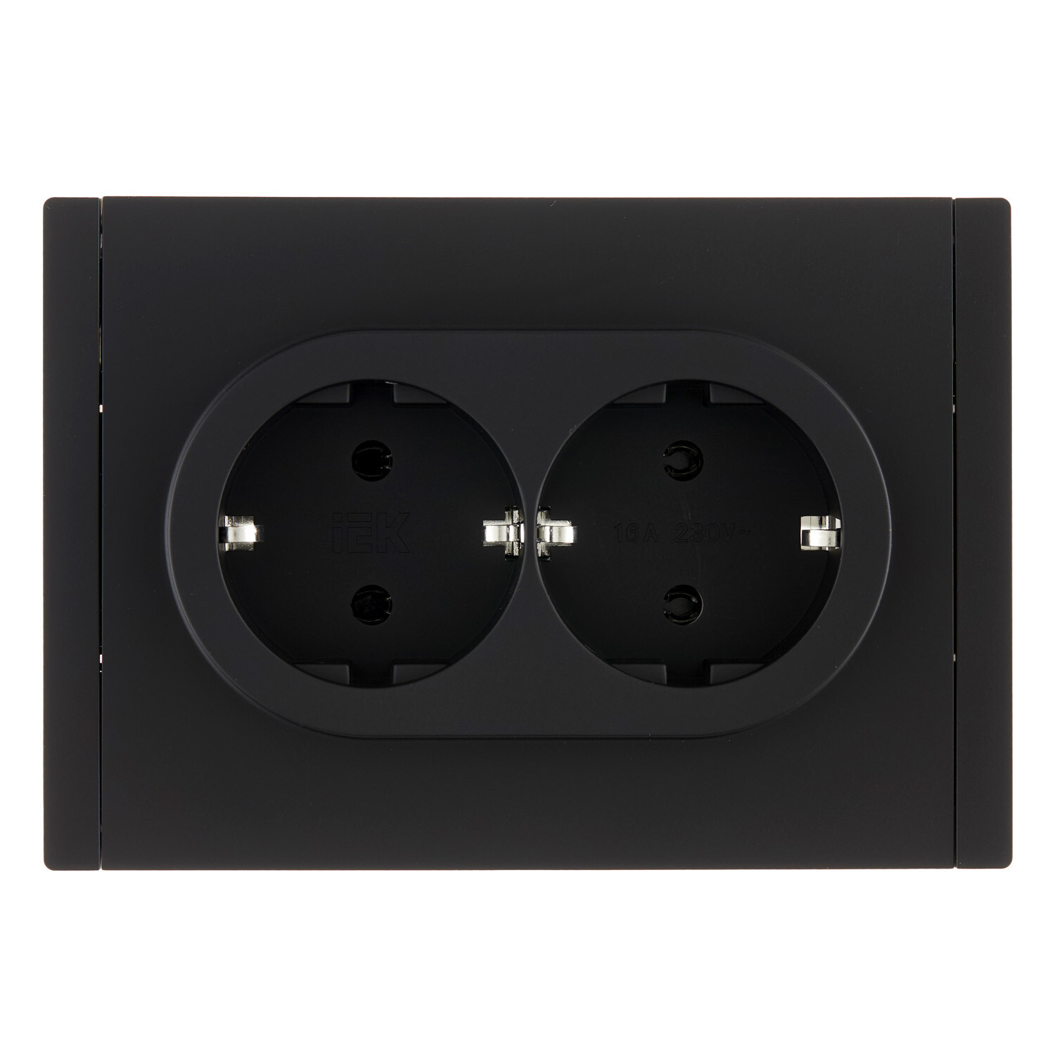 

Розетка IEK Forte&Piano FP124 встраиваемая черная (FP-R21-16-1-K02), Черный