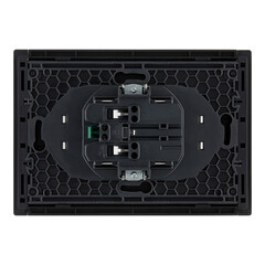 Розетка IEK Forte&Piano FP124 встраиваемая черная (FP-R21-16-1-K02) - фото 5