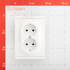 Розетка IEK Forte&Piano FP224 встраиваемая белая (FP-R21-16-1-K01) - фото 2