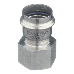 Соединитель VALTEC (VTi.902.I.002806) 28 мм х 1 ВР(г) нержавеющая сталь - фото 1