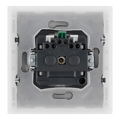 Розетка IEK Forte&Piano FP219 встраиваемая белая со шторками с крышкой (FP-R16-16-1-44-K01) - фото 6