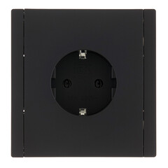 Розетка IEK Forte&Piano FP114 встраиваемая черная (FP-R11-16-1-K02) - фото 1