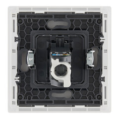 Розетка компьютерная IEK Forte&Piano FP232 встраиваемая белая RJ45 (FP-K10-1-K01) - фото 5