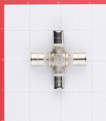 Крестовина VALTEC (VTm.241.N.201620) 20(пресс) х 16(пресс) х 20(пресс) х 16(пресс) - фото 2