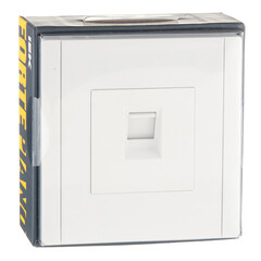 Розетка компьютерная IEK Forte&Piano FP232 встраиваемая белая RJ45 (FP-K10-1-K01) - фото 3