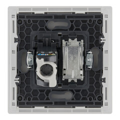 Розетка телевизионная/ компьютерная IEK Forte&Piano FP236 встраиваемая белая TV/ RJ45 (FP-AK20-1-K01) - фото 5