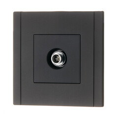 Розетка телевизионная IEK Forte&Piano FP128 встраиваемая черная (FP-A10-O-K02) - фото 4