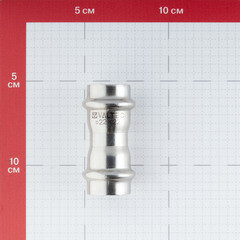 Муфта Valtec (VTi.903.I.002222) 22х22 мм нержавеющая сталь - фото 2
