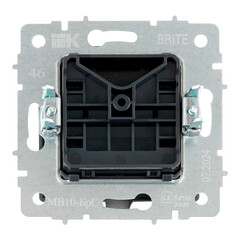 Вывод кабеля IEK Brite МВ10-БрС встраиваемый сталь (BR-VK10-0-K46) - фото 5