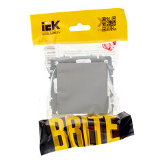 Вывод кабеля IEK Brite МВ10-БрС встраиваемый сталь (BR-VK10-0-K46) - фото 3