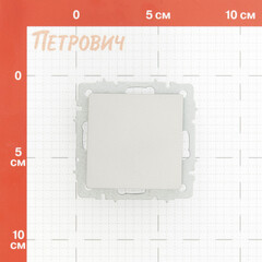 Вывод кабеля IEK Brite МВ10-БрС встраиваемый сталь (BR-VK10-0-K46) - фото 2