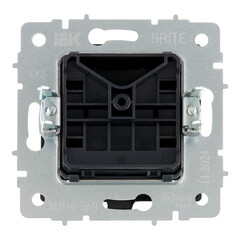 Вывод кабеля IEK Brite МВ10-БрЧ встраиваемый черный (BR-VK10-0-K02) - фото 5