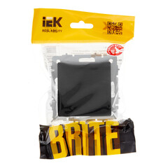 Вывод кабеля IEK Brite МВ10-БрЧ встраиваемый черный (BR-VK10-0-K02) - фото 3