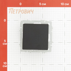 Вывод кабеля IEK Brite МВ10-БрЧ встраиваемый черный (BR-VK10-0-K02) - фото 2