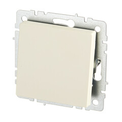 Выключатель IEK Brite ВС10-1-3-БрКр одноклавишный встраиваемый бежевый перекрестный (BR-V13-0-10-K10) - фото 4