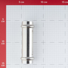 Муфта Valtec (VTi.904.I.002222) 22х22 мм надвижная нержавеющая сталь - фото 2