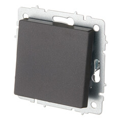 Выключатель IEK Brite ВС10-1-3-БрЧ одноклавишный встраиваемый черный перекрестный (BR-V13-0-10-K02) - фото 4