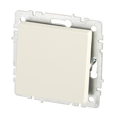 Выключатель IEK Brite ВС10-1-6-БрКр одноклавишный встраиваемый бежевый проходной (BR-V12-0-10-K10) - фото 4