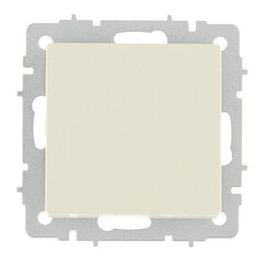 Выключатель IEK Brite ВС10-1-0-БрКр одноклавишный встраиваемый бежевый (BR-V10-0-10-K10) - фото 1