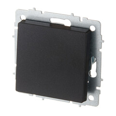 Выключатель IEK Brite ВС10-1-0-БрЧ одноклавишный встраиваемый черный (BR-V10-0-10-K02) - фото 4