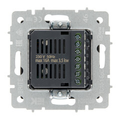 Терморегулятор IEK Brite ТС10-1-БрС для теплого пола встраиваемый сталь электронный с индикацией (BR-RT11-K46) - фото 5