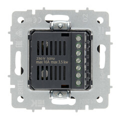 Терморегулятор IEK Brite ТС10-1-БрЧ для теплого пола встраиваемый черный электронный с индикацией (BR-RT11-K02) - фото 5