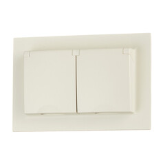 Розетка IEK Brite РСбш12-3-44-БрКр встраиваемая бежевая с крышкой (BR-R26-16-44-K10-F) - фото 4