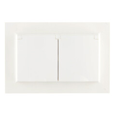 Розетка IEK Brite РСбш12-3-44-БрБ встраиваемая белая с крышкой (BR-R26-16-44-K01-F) - фото 1