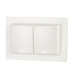 Розетка IEK Brite РСбш12-3-44-БрБ встраиваемая белая с крышкой (BR-R26-16-44-K01-F) - фото 4