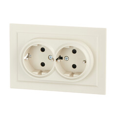 Розетка IEK Brite РСш12-3-БрКр встраиваемая бежевая со шторками (BR-R24-16-K10-F) - фото 4