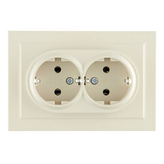 Изображение товара Розетка IEK Brite РС12-3-БрКр встраиваемая бежевая (BR-R21-16-K10-F)