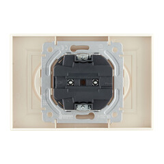 Розетка IEK Brite РС12-2-БрКр встраиваемая бежевая (BR-R20-10-K10-F) - фото 5