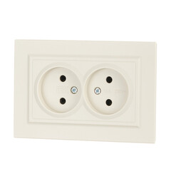 Розетка IEK Brite РС12-2-БрКр встраиваемая бежевая (BR-R20-10-K10-F) - фото 4