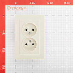 Розетка IEK Brite РС12-2-БрКр встраиваемая бежевая (BR-R20-10-K10-F) - фото 2