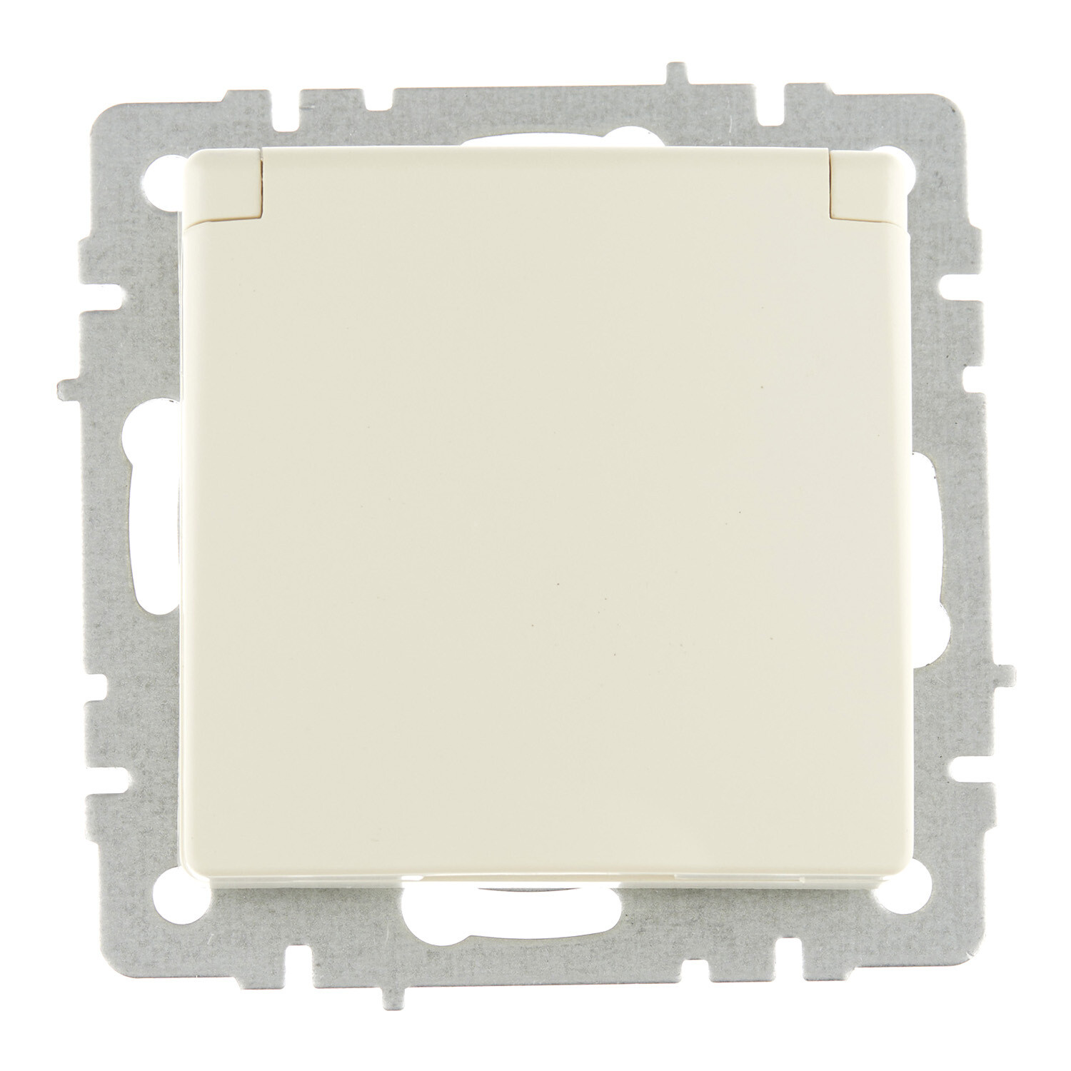 

Розетка IEK Brite РСбш10-3-БрКр встраиваемая бежевая со шторками (BR-R16-16-K10), Бежевый