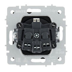 Розетка IEK Brite РС11-1-0-БрЧ встраиваемая черная (BR-R11-16-K02) - фото 5