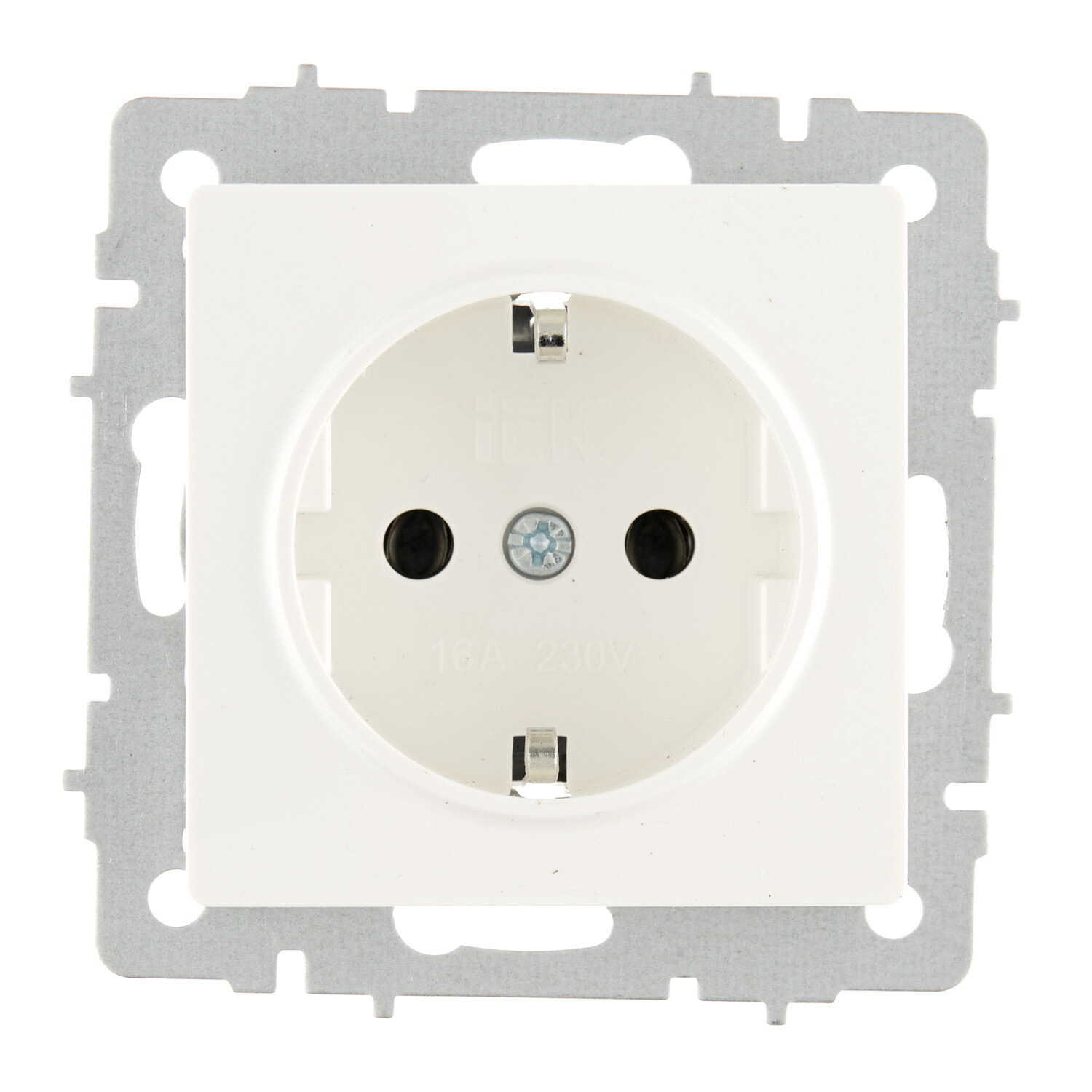 Изображение товара Розетка IEK Brite РС11-1-0-БрБ встраиваемая белая IP20 для внутренней установки