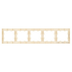 Рамка IEK Brite РУ-5-БрБ пятиместная белая (BR-M52-K01) - фото 5