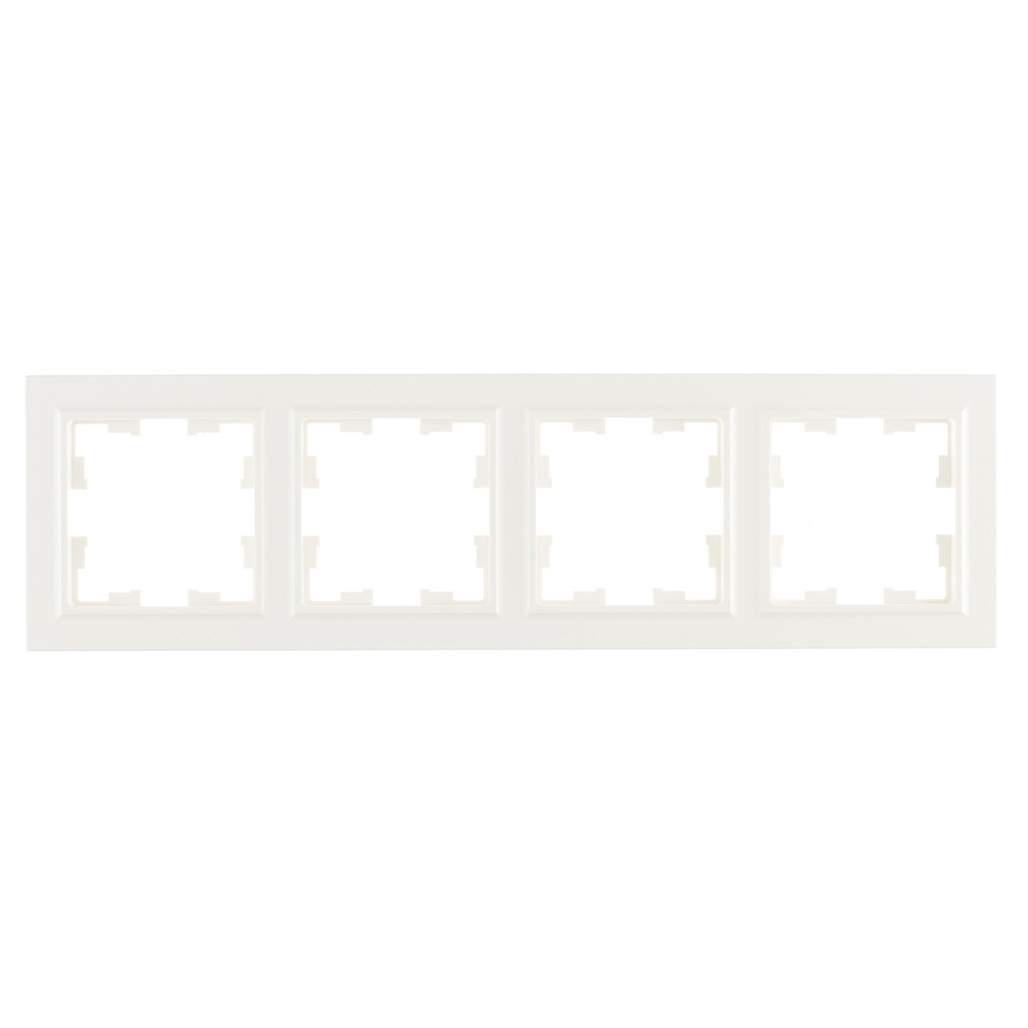 Изображение товара Рамка IEK Brite четырехместная белая BR-M42-K01