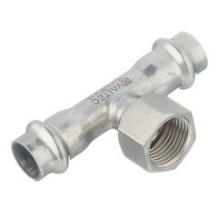 Тройник Valtec (VTi.932.I.150415) 15 мм х 1/2 ВР(г) х 15 мм нержавеющая сталь - фото 4