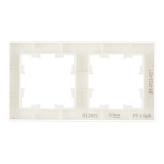 Рамка IEK Brite РУ-2-БрБ двухместная белая (BR-M22-K01) - фото 5