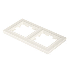 Рамка IEK Brite РУ-2-БрБ двухместная белая (BR-M22-K01) - фото 4