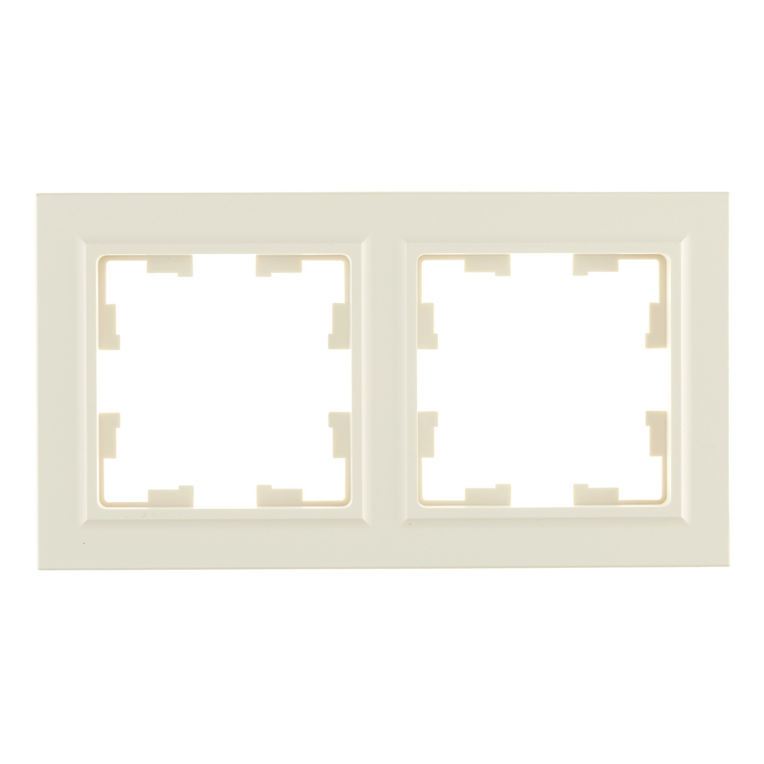 

Рамка IEK Brite РУ-2-БрКр-44 двухместная бежевая (BR-M22-44-K10), Бежевый