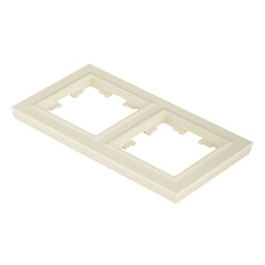 Рамка IEK Brite РУ-2-БрКр-44 двухместная бежевая (BR-M22-44-K10) - фото 4