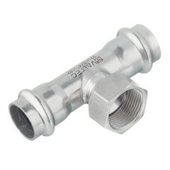 Тройник Valtec (VTi.932.I.220522) 22 мм х 3/4 ВР(г) х 22 мм нержавеющая сталь - фото 4