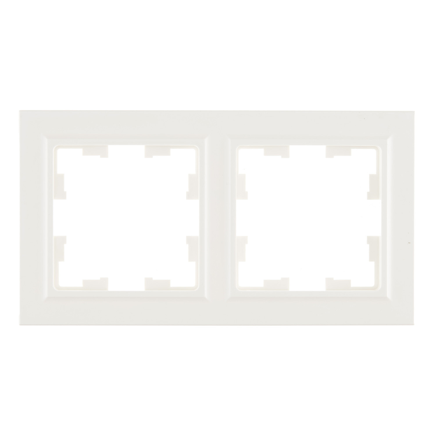 

Рамка IEK Brite РУ-2-БрБ-44 двухместная белая (BR-M22-44-K01), Белый